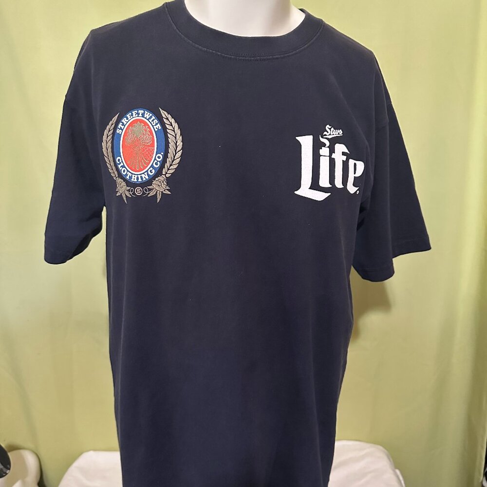 Streetwise Clothing Life Men's Blue T Shirt Large Los Angeles